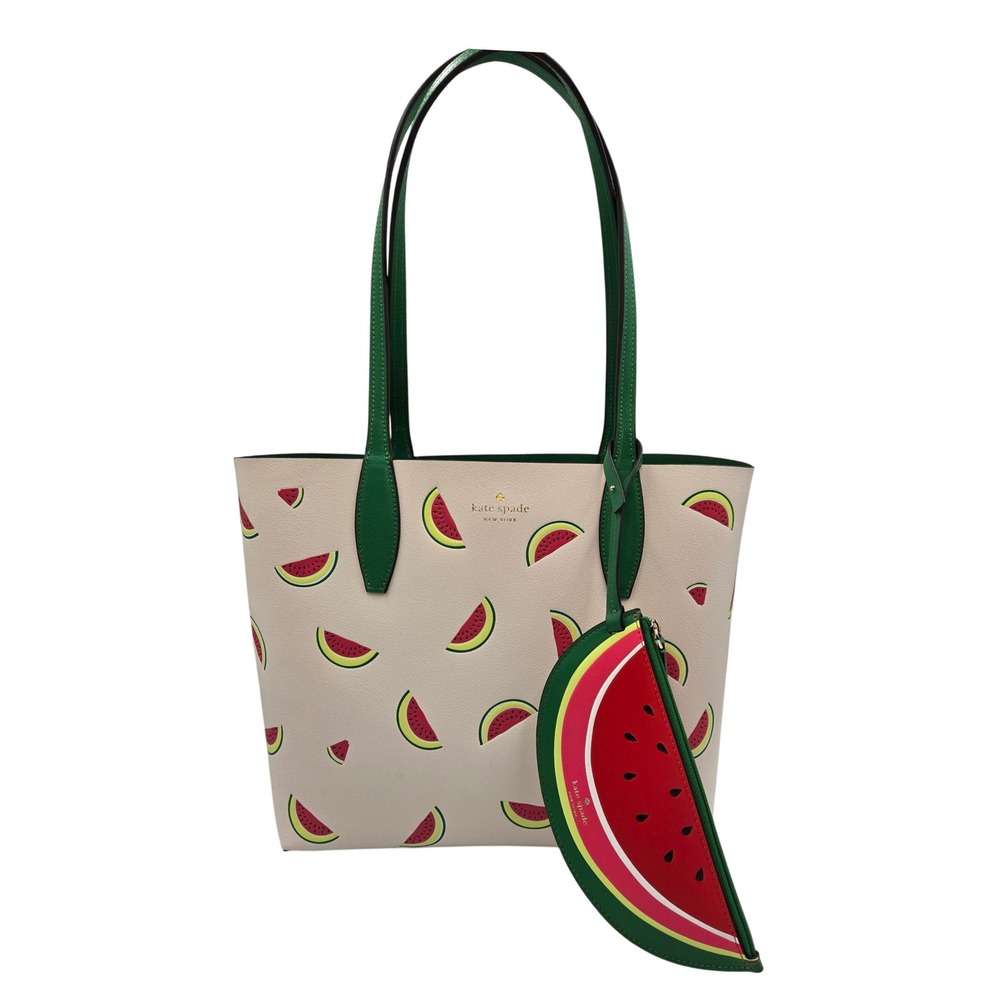 Kate Spade New York Watermelon Tote Bag Charm Pouch Set